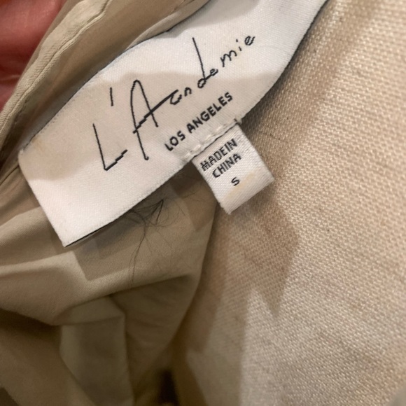 L'Academie The Fayette Top in Khaki from Revolve - Picture 7 of 8